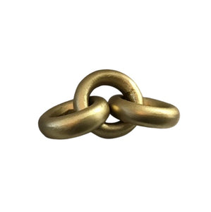 Three Link Gold Chain