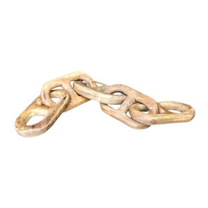 Five Link Double Oval Wooden Chain