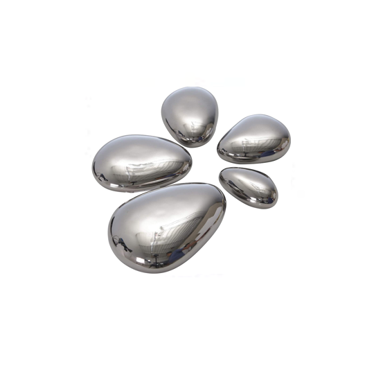 Ceramic Stones Set - Silver