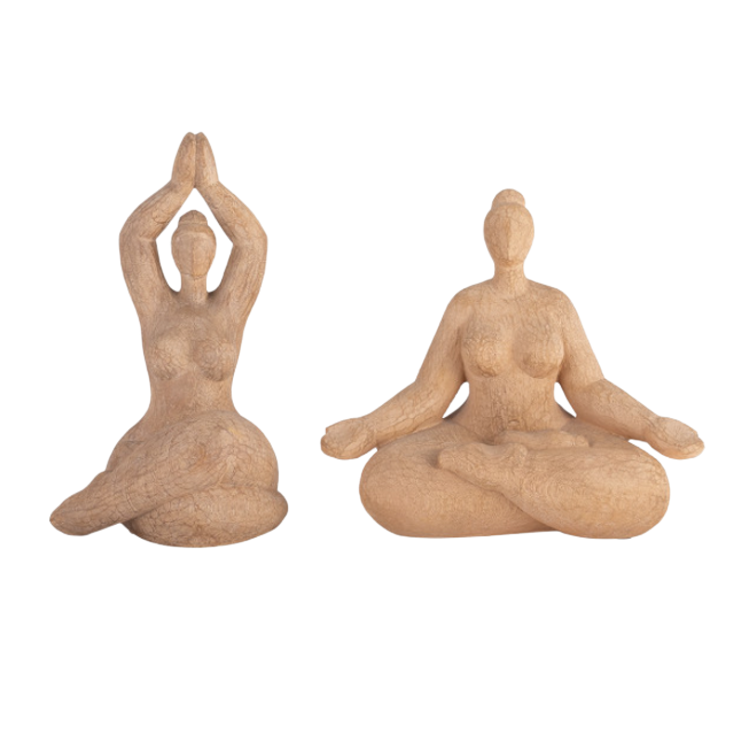 Namaste Female Yoga Figurine