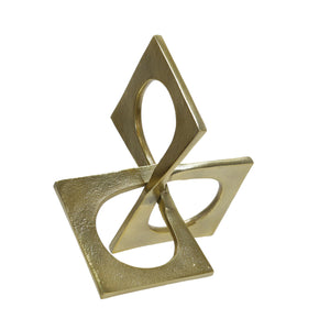 Metal Linked Square - Gold