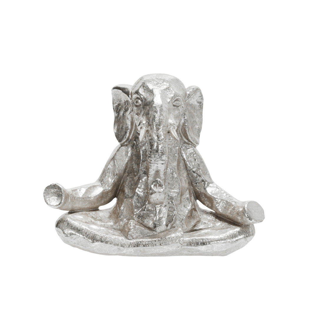 Meditating Elephant Sculpture