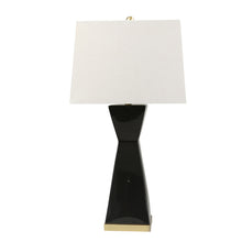 Load image into Gallery viewer, Hourglass Table Lamp - Black
