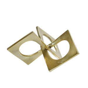 Metal Linked Square - Gold