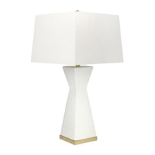 Load image into Gallery viewer, Hourglass Table Lamp - White
