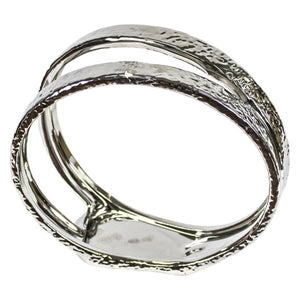 Silver Ring Candle Holder